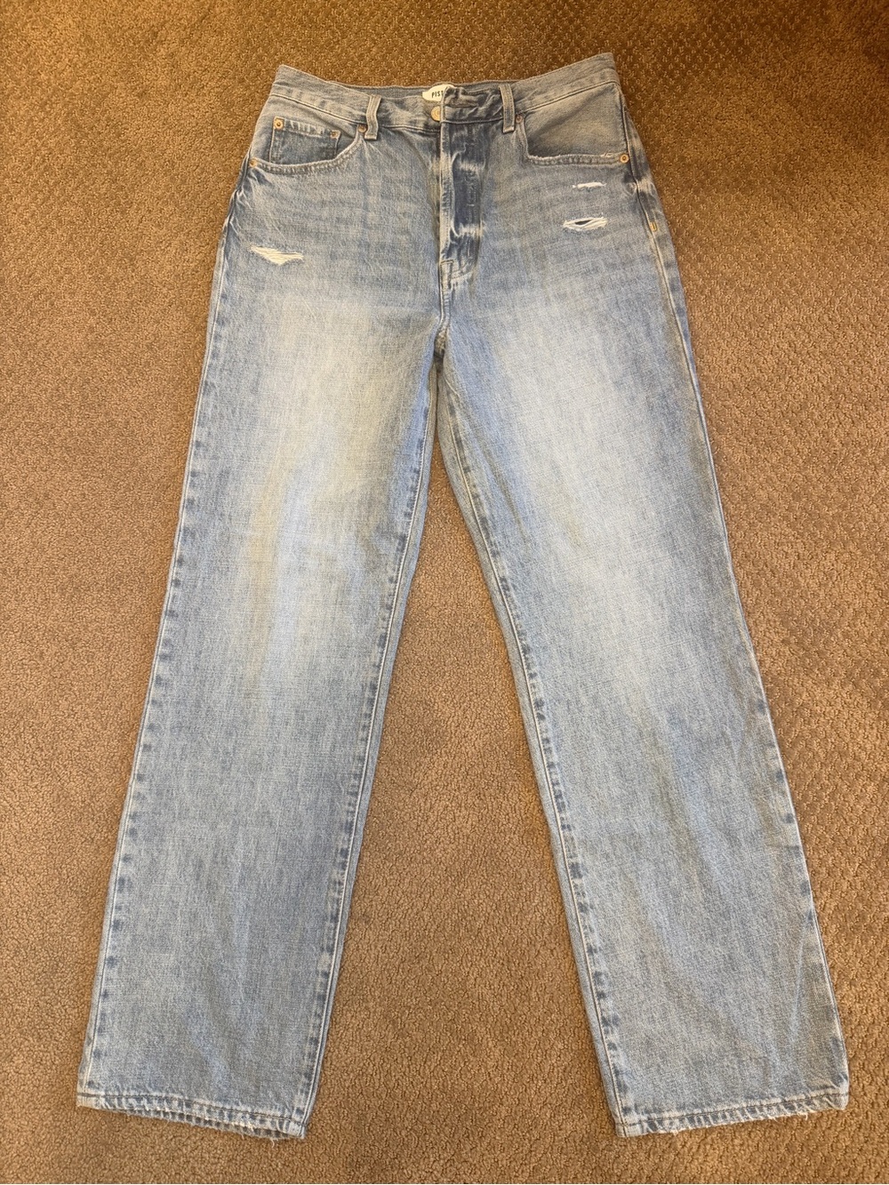 CASSIE SUPER HIGH RISE STRAIGHT JEAN - Picture 2 of 4